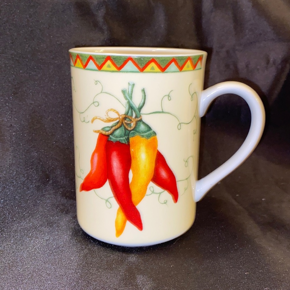 American Atelier Chili Peppers Mug